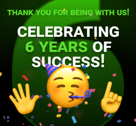We Turn 6 — Thank You for Your Trust
